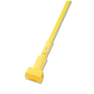 MOP HANDLE PLASTIC JAWS 5" X 60" YELLOW